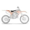 BLACKBIRD ПОКРИВКА\/ПОКРИВКА NA СИДІННЯ KTM SX 85 '13-'17, DREAM 4 КОЛІР CZARNY\/POMARANCZOWY\/BIALY - зображення 2