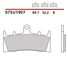 BREMBO 2026/06 КОЛОДКИ ДИСКОВІ ТОРМОЗНІ KH188 ROAD / ВИКЛЮЧЕНИЙ ROAD / SCOOTER КАРБОН CERAMIC (POLMETALICZNE MIESZANKA OEM)