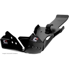 CROSSPRO ЗАХИСТ ДВИГУНА I СТІЙКИ ВАЖЕЛЯ (PRO-LINK) Z TWORZYWA DTC ENDURO ПІДХОДИТЬ DO: KTM SX 250 '17-'19 ,XC 250/300 '17-'18,HUSQVARNA TE 250/300 '17-'19 КОЛІР ЧОРНИЙ