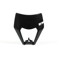 RACETECH ЗАХИСТ ФАРИ ПЕРІД KTM EXC/EXCF 17-19 КОЛІР ЧОРНИЙ (УЗОР OEM) (KT04096001)