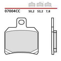 BREMBO 2026/06 КОЛОДКИ ДИСКОВІ ТОРМОЗНІ KH266 ROAD / SCOOTER КАРБОН CERAMIC CC (POLMETALICZNE) (ECE R90)