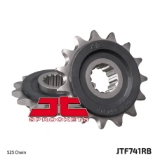 JT ЗІРОЧКА ПЕРІД 2114 15 Z ГУМА DUCATI 749 '03-'06 (211415JTRB) (LANC. 525)
