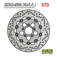 NG ДИСК ТОРМОЗНИЙ ПЕРІД HARLEY-DAVIDSON 883/1200/1340/1450/1584/1690/1802 PLYWAJACA (292X56,3X5) (5X8,5MM)