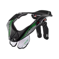 LEATT (2022/2023) ЗАХИСТ SZYI 5.5 NECK BRACE BLACK КОЛІР CZARNY/BIALY/ZIELONY РОЗМІР L/XL