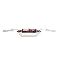 RENTHAL АКЦІЯ КЕРМО 7/8 ЦІЛИЙ (22MM) ATV РУЧКИ SILVER YAMAHA RAPTOR YFM 700 06-12 PADDED КОЛІР СРІБНИЙ Z GABKA