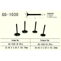 VESRAH КЛАПАН ВИПУСКНИЙ HONDA TRX 400 EX '99-'08, XR 400 '96-'06 , TRX 500 FGA/FPA '04-'14 (2 NA ТРАНСПОРТ) (OEM: 14721-HN2-000,14721-KCY-000) (1 ШТ.) (MADE IN JAPAN)