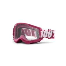 100 ПРОЦЕНТ (2023) STRATA 2 YOUTH GOGGLE FLTETCHER - ЧИСТИЙ LENS ОКУЛЯРИ STRATA 2 JUNIOR DZIECIECE КОЛІР КОЛІР РОЗОВИЙ ХВІРТКА PRZEZROCZYSTA STARY КОД: 50521-101-06