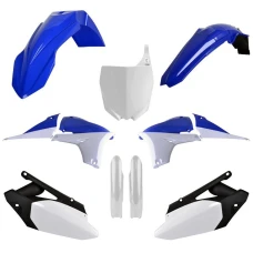 POLISPORT КОМПЛЕКТ ПЛАСТІКОВ (ПОВНИЙ KIT) YAMAHA YZ 450F '10-'13 W КОМПЛЕКТІ TABLICA ПЕРІД (8678400001) I КРИШКИ AMORTYZAROROW (8352000001) КОЛІР NIEBIESKO БІЛИЙ OEM