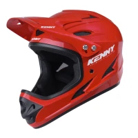 KENNY RACING ШОЛОМ ВЕЛОСИПЕДИ MTB DOWNHILL SOLID КОЛІР ЧЕРВОНИЙ РОЗМІР M