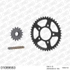 AFAM 2026\/04 НАБІР (КОМПЛЕКТ) ПРИВІДНИЙ HONDA CRF 1000 2016-2019 (20612-16, 10802-42, A525XHR3-G 124L) КОЛІР ЗОЛОТИЙ (TO SAMO=01092551) - зображення 2