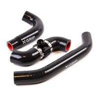 X-GRIP SILIKONOWE WEZE/PRZEWODY РАДІАТОРА KTM 250-300,EXC TBI,XC-W TBI '24-, SX,XC '23-, HUSQVARNA 250-300,TE '24-, TC,TX,23-, GASGAS 250-300,EC,MC,EX '24- КОЛІР ЧОРНИЙ