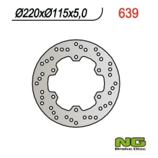 NG ДИСК ТОРМОЗНИЙ ЗАД YAMAHA R6 99-02, R1 98-03 (220X115X5)