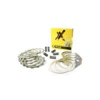 PROX 2024/12 ДИСКИ SPRZEGLOWE Z PRZEKLADKAMI I SPREZYNAMI (КОМПЛЕКТ) HONDA CR 500 '90-'01 (EBS1247)
