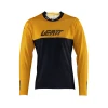 LEATT (НОВИНКА 2024) СОРОЧКА ROWEROWA MTB GRAVITY 4.0 JERSEY GOLD КОЛІР ZLOTY\/CZARNY РОЗМІР L - зображення 5
