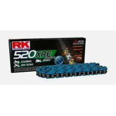 RK ЛАНЦЮГ ПРИВІДНИЙ BB520XRE-120(XW-RING) КРИШКА (CLF) W КОМПЛЕКТІ КОЛІР СИНІЙ