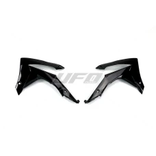 UFO КРИШКИ РАДІАТОРА HONDA CRF 250R '14-'17, CRF 450R '13-'16 КОЛІР ЧОРНИЙ