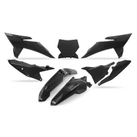 UFO 2025/11 КОМПЛЕКТ ПЛАСТІКОВ Z ЗАХИСТ ФАРИ KTM SX 85 '25-'26 КОЛІР ЧОРНИЙ