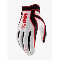 100 ПРОЦЕНТ НОВИНКА РУКАВИЦІ CROSS/ENDURO RIDEFIT WHITE/RED/BLACK КОЛІР BIALY/CZERWONY/CZARNY РОЗМІР L