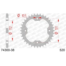 AFAM 2026/04 ШЕСТЕРНЯ ЗАД 4485 38 KYMCO KXR, KXU, MAXXER, MXU 250/300 '02-'15 (JTR1072.38) (LANC. 520)
