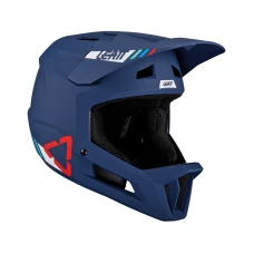 LEATT (НОВИНКА 2024) ШОЛОМ ВЕЛОСИПЕДИ MTB GRAVITY 1.0 V24 HELMET BLUE КОЛІР GRANATOWY РОЗМІР L (59-60 CM)