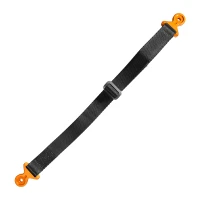BIKETEC РЕМІНЬ DO WYCIAGANIA МОТОЦИКЛА ПІД KTM, 530CM X 2,5MM X 25MM  КОЛІР МАТЕРІАЛ ЧОРНИЙ, MATEAL КОЛІР ПОМАРАНЧ