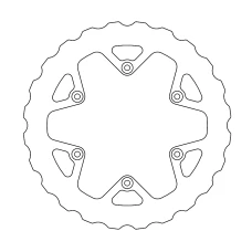 MOTO-MASTER NITRO MUD BRAKEDISC ЗАДНЬОЇ YAMAHA YZ450F 2020>