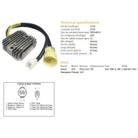 DZE РЕГУЛЯТОР НАПРУГИ HONDA XRV750 AFRICA TWIN '90-'91 (OEM-31600-MV1-003) (35A)