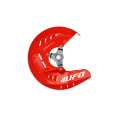 UFO 2026/06 ЗАХИСТ ТОРМОЗА ДИСКА ПЕРІД HONDA CRF 250 / 450 X '04-'18, CRF 250 / 450 R '04-'26, CRF 250 RX '19-'21, CRF 450 RX '17-'20, CR 125 / 250 R '04-'07, CRF 300 RX '19-'26, CRF 250 RX '22-'26  КОЛІР ЧЕРВОНИЙ - ЗАМІНЮЄ HO01001070