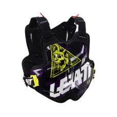 LEATT (НОВИНКА 2024) ЗАХИСТ КЛІТКИ ГРУДНОЇ (BUZER) CHEST ПРОТЕКТОР 1.5 TORQUE UV КОЛІР FIOLETOWY/ZOLTY FLUO РОЗМІР УНІВЕРСАЛЬНИЙ