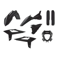 POLISPORT КОМПЛЕКТ ПЛАСТІКОВ BETA RR 2T/4T '20-'22 W КОМПЛЕКТІ ЗАХИСТ ФАРИ (8667300002) I КРИШКИ АМОТРТИЗАТОРІВ (8425700002) КОЛІР ЧОРНИЙ