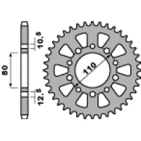 PBR ЗІРОЧКА ЗАД 334 48 C45 (LANC. 530)