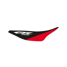 TECNOSEL (BLACKBIRD) ПОКРИВКА/ПОКРИВКА NA СИДІННЯ HONDA CR 125 '98-'99, CR 250 '97-'99, REPLICA OEM HONDA '98, ЧОРНИЙ/ЧЕРВОНИЙ, ЛОГОТИП TECNOSEL