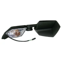 EMGO 2025/02 ДЗЕРКАЛО KAWASAKI ZX-10R '08-'10 ЛІВА (OEM: 56001-0102) КОЛІР ЧОРНИЙ (УЗОР ОРИГІНАЛУ) (УПРАВЛІННЯ)