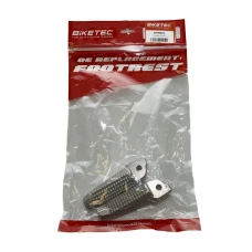 BIKETEC КОМПЛЕКТ PODNOZKOW (ПІДНІЖКИ) КЕРМА BMW K 1300S/R '08-13, K 1200R/S '03-08, F 800R '05-13, R 1200S HP2 '04-06 КОЛІР СРІБНИЙ