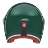 NOX ПРЕМІУМ-КЛАС ШОЛОМ ВІДКРИТИЙ JET HERITAGE SOLID КОЛІР ЗЕЛЕНИЙ БЛИСК РОЗМІР XL - зображення 3