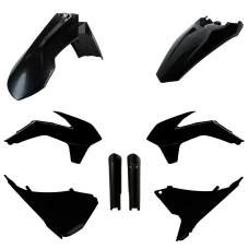 POLISPORT КОМПЛЕКТ ПЛАСТІКОВ (ПОВНИЙ KIT) KTM EXC/EXC-F '14-'15 W КОМПЛЕКТІ КРИШКИ АМОТРТИЗАТОРІВ (8398500003) КОЛІР ЧОРНИЙ