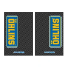 BLACKBIRD КОМПЛЕКТ НАЛІПОК (OKLEIN) NA ТЕЛЕСКОПИ OHLINS-CARBON 2 ШТУКИ.