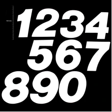 TMV MX DIGITS 150MM БІЛА '0' (3PCS)