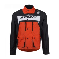 KENNY RACING 2025 КУРТКА ADVENTURE/ENDURO МОДЕЛЬ TRACK ПОМАРАНЧЕВИЙ КОЛІР КОЛІР CZARNY/POMARANCZOWY/BIALY РОЗМІР L