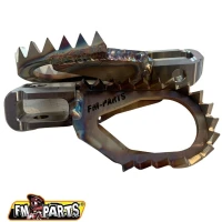 FM-PARTS OFFSET SPODNOZKI (КОМПЛЕКТ) STAINLESS FOOTPEGS KTM / HUSQVARNA / GAS GAS '24 КОЛІР СТАЛЕВИЙ