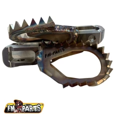 FM-PARTS OFFSET SPODNOZKI (КОМПЛЕКТ) STAINLESS FOOTPEGS KTM / HUSQVARNA / GAS GAS '24 КОЛІР СТАЛЕВИЙ