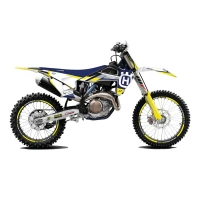 BLACKBIRD КОМПЛЕКТ НАЛІПОК (OKLEIN) HUSQVARNA TC/FC '19-'22, TE/FE '20-'23 DREAM 5 КОЛІР СИНІЙ ЖОВТИЙ