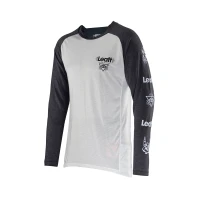 LEATT (НОВИНКА 2024) СОРОЧКА ROWEROWA MTB GRAVITY 2.0 JERSEY WHITE КОЛІР BIALY/GRAFITOWY РОЗМІР M