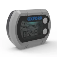 OXFORD (N) ГОДИННИК ELEKTRONICZNY Z TERMOMETREM КОЛІР СРІБНИЙ