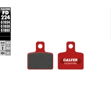 GALFER КОЛОДКИ ДИСКОВІ ТОРМОЗНІ KH351 TRIAL (ЧЕРВОНА)