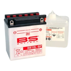 BS АКУМУЛЯТОР BB10L-BP (BB10L-B) (YB10L-BP) 12V 11AH 135X90X145 OBSLUGOWY - ELEKTROLIT OSOBNO (165A) (4) UE2019/1148