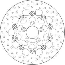 BREMBO SERIE ORO BRAKEDISC ПЛАВАЮЧИЙ