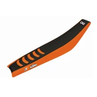 BLACKBIRD ПОКРИВКА/ПОКРИВКА NA СИДІННЯ KTM SX/SXF '16-'18, EXC '17-'19 DOUBLE GRIP 3, КОЛІР ЧОРНИЙ/ПОМАРАНЧЕВИЙ