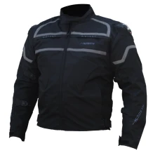 GARETH ПРОДАЖА КУРТКА TEKSTYLNA КОРОТКА МОДЕЛЬ RACER КОЛІР ЧОРНИЙ РОЗМІР L/STARA CENA:439/