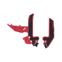 ACERBIS КРИШКИ РАМИ X-GRIP KTM SX 85 '25-'26, GAS GAS MC 85 '25-'26 КОЛІР ЧЕРВОНИЙ / ЧОРНИЙ